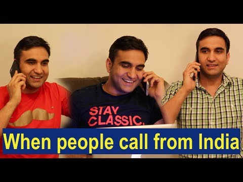 When people call me in America By Lalit Shokeen Comedy